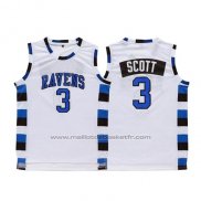 Maillot Film Tree Hill Nathan Scott #3 Blanc