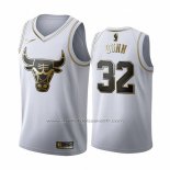Maillot Golden Edition Chicago Bulls Kris Dunn #32 2019-20 Blanc
