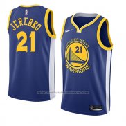 Maillot Golden State Warriors Jonas Jerebko #21 Icon 2018 Bleu