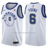 Maillot Golden State Warriors Nick Young #6 Hardwood Classic 2017-18 Blanc