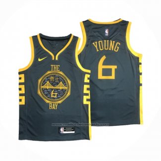 Maillot Golden State Warriors Nick Young #6 Ville 2018-19 Bleu