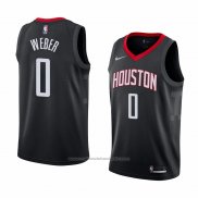 Maillot Houston Rockets Briante Weber #0 Statement 2018 Noir