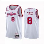 Maillot Houston Rockets Jae'sean Tate #8 Ville 2023-24 Blanc