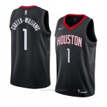 Maillot Houston Rockets Michael Carter-Williams #1 Statement 2017-18 Noir