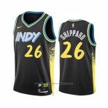 Maillot Indiana Pacers Ben Sheppard #26 Ville 2023-24 Noir