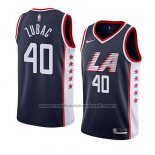 Maillot Los Angeles Clippers Ivica Zubac #40 Ville 2019 Bleu