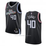 Maillot Los Angeles Clippers Ivica Zubac #40 Ville 2022-23 Noir