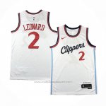 Maillot Los Angeles Clippers Kawhi Leonard #2 Association 2024-25 Blanc
