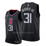 Maillot Los Angeles Clippers Marcus Morris Sr. #31 Statement 2019-20 Noir