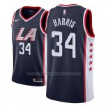 Maillot Los Angeles Clippers Tobias Harris #34 Ville 2018-19 Bleu