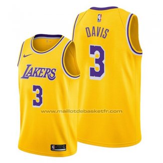 Maillot Los Angeles Lakers Anthony Davis #3 Icon 2019 Jaune