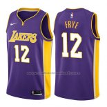 Maillot Los Angeles Lakers Channing Frye #12 Statement 2017-18 Volet