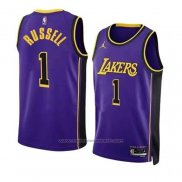 Maillot Los Angeles Lakers D'angelo Russell #1 Statement 2022-23 Volet