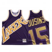 Maillot Los Angeles Lakers Demarcus Cousins #15 Mitchell & Ness Big Face Volet