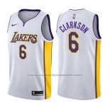 Maillot Los Angeles Lakers Jordan Clarkson #6 Association 2017-18 Blanc