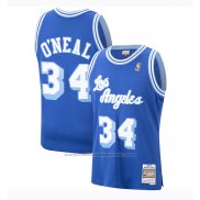 Maillot Los Angeles Lakers Shaquille O'Neal #34 Retro 1996-97 Bleu