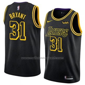 Maillot Los Angeles Lakers Thomas Bryant #31 Ville 2018 Noir