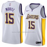 Maillot Los Angeles Lakers Wagner Moritz #15 Association 2018 Blanc