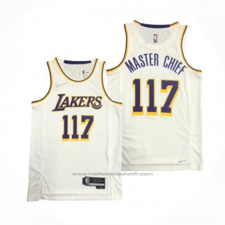 Maillot Los Angeles Lakers x X-box Master Chief #117 Blanc