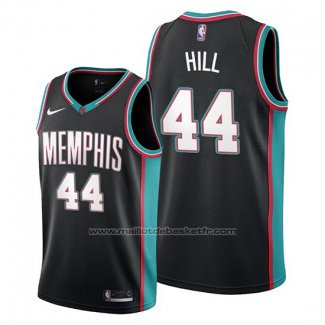 Maillot Memphis Grizzlies Solomon Hill #44 Classic 20th Season Noir