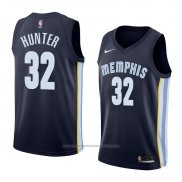 Maillot Memphis Grizzlies Vincent Hunter #32 Icon 2018 Bleu