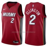 Maillot Miami Heat Wayne Ellington #2 Statement 2017-18 Rouge