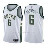 Maillot Milwaukee Bucks Eric Bledsoe #6 Association 2017-18 Blanc