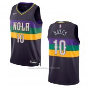 Maillot New Orleans Pelicans Jaxson Hayes #10 Ville 2022-23 Volet