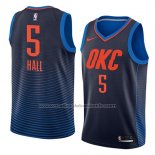 Maillot Oklahoma City Thunder Devon Hall #5 Statement 2018 Bleu