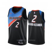 Maillot Oklahoma City Thunder Shai-Gilgeous Alexander #2 Ville 2020-21 Noir