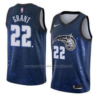 Maillot Orlando Magic Jerian Grant #22 Ville 2018 Bleu