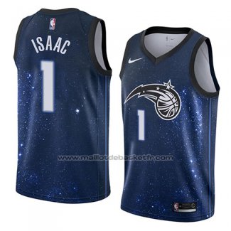 Maillot Orlando Magic Jonathan Isaac #1 Ville 2018 Bleu