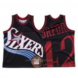 Maillot Philadelphia 76ers Al Horford #42 Mitchell & Ness Big Face Noir