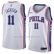 Maillot Philadelphia 76ers Demetrius Jackson #11 Association 2018 Blanc