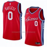 Maillot Philadelphia 76ers Jerryd Bayless #0 Statement 2018 Rouge