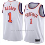 Maillot Phoenix Suns Devin Booker #1 Hardwood Classic 2018 Blanc