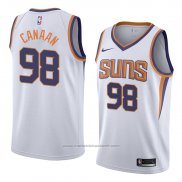 Maillot Phoenix Suns Isaiah Canaan #98 Association 2017-18 Blanc