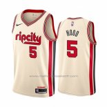 Maillot Portland Trail Blazers Rodney Hood #5 Ville Crema