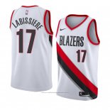 Maillot Portland Trail Blazers Skal Labissiere #17 Association 2018 Blanc