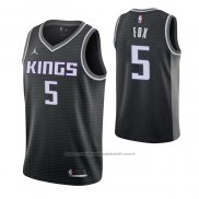 Maillot Sacramento Kings De'aaron Fox #5 Statement 2020-21 Noir