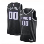 Maillot Sacramento Kings Personnalise Statement Noir