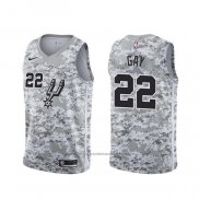 Maillot San Antonio Spurs Rudy Gay #22 Earned Camouflage