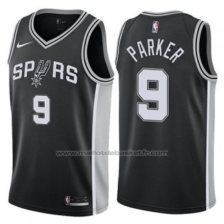 Maillot San Antonio Spurs Tony Parker #9 Icon 2017-18 Noir