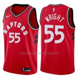Maillot Toronto Raptors Delon Wright #55 Icon 2017-18 Rouge