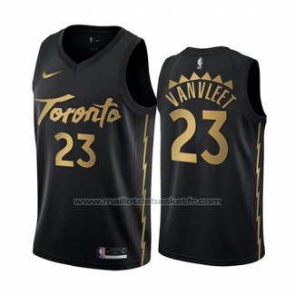 Maillot Toronto Raptors Fred Vanvleet #23 Ville 2019-20 Noir