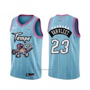 Maillot Toronto Raptors Fred Vanvleet #23 Ville 2020-21 Rosa Bleu