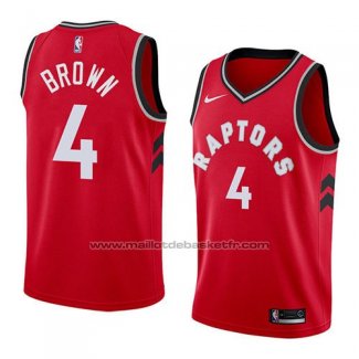 Maillot Toronto Raptors Lorenzo Brown #4 Icon 2018 Rouge