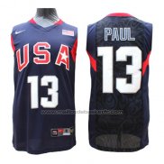 Maillot USA 2008 Paul #13 Bleu