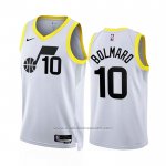 Maillot Utah Jazz Leandro Bolmaro #10 Association 2022-23 Blanc