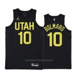 Maillot Utah Jazz Leandro Bolmaro #10 Statement 2022-23 Noir